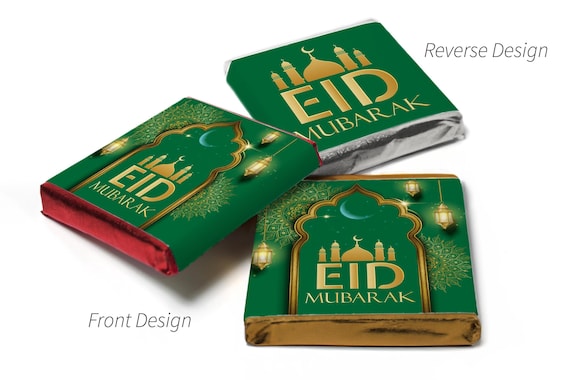 Eid mubarak chocolates - favours - neapolitan chocolates - v3 - green