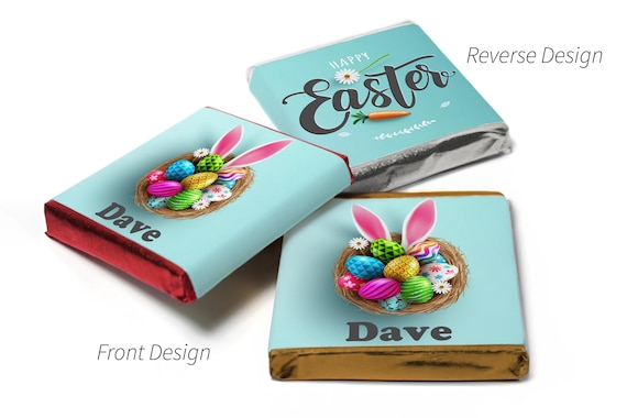 Easter Chocolates - Personalised Favours - Neapolitan Chocolates - Easter Gifts V2