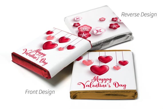 Valentines day favours - neapolitan chocolates - valentine v3