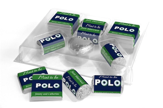 Mint to be Large Combo Box - Personalised Wedding Favors - Mint Neapolitan Chocolates/Heart/POLO Mints - V1