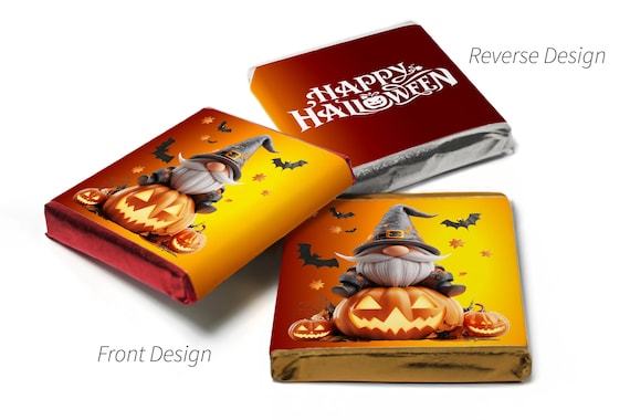 Halloween Chocolates - Personalised Favours - Neapolitan Chocolates - V12