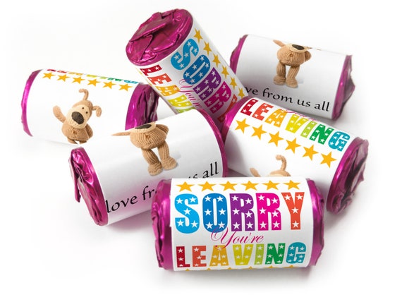 Sorry Your'e Leaving Sweets - Personalised Favours - Love Heart Sweets V0
