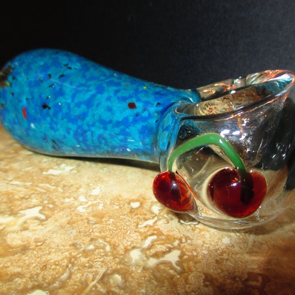 Tubo vidrio grueso cerezo frita