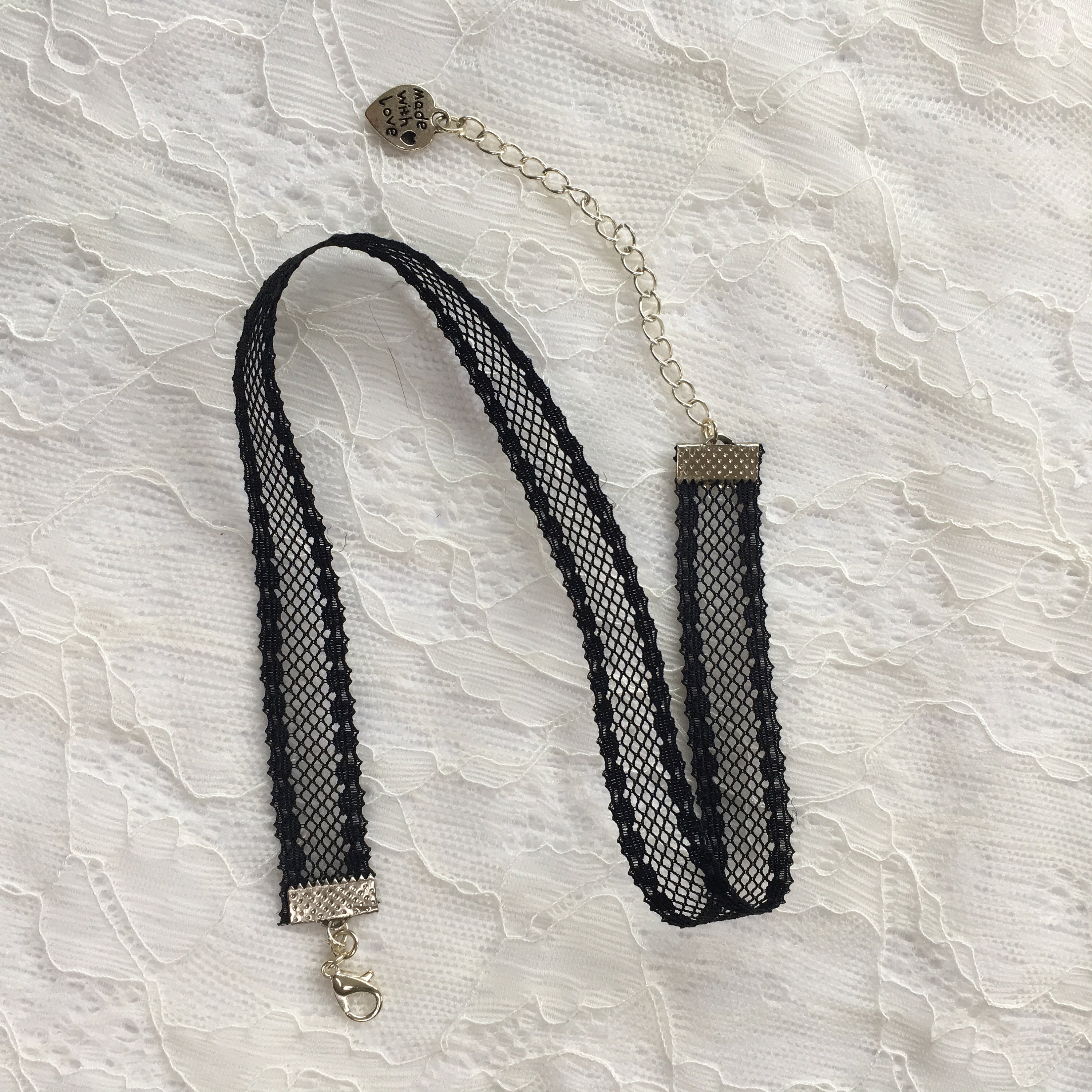 Black Lace Ribbon Choker - Simple and Striking - Etsy