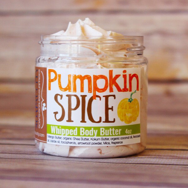 Pumpkin Spice Lotion, Pumpkin Body Butter, Pumpkin Lotion, Pumpkin Spice Latte Whipped Body Butter, Autumn Gifts, Pumpkin Spice Everything