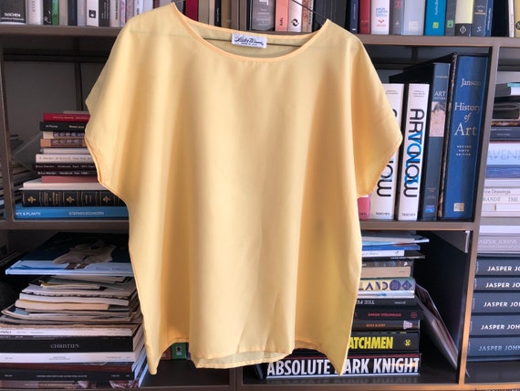 Vintage Yellow Tee, 1980s-1990s - image 4