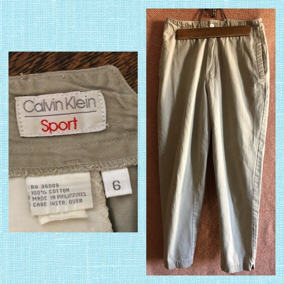 Vintage Calvin Klein Sport Khakis, 1980s-1990s