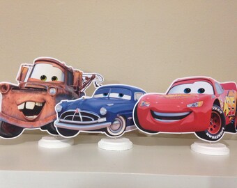 Disney Cars Centerpieces, Disney Cars Birthday Centerpieces, Disney CARS 3 Centerpieces