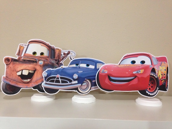 Disney Cars Centerpieces, Disney Cars Birthday Centerpieces, Disney CARS 3 Centerpieces Il_570xn