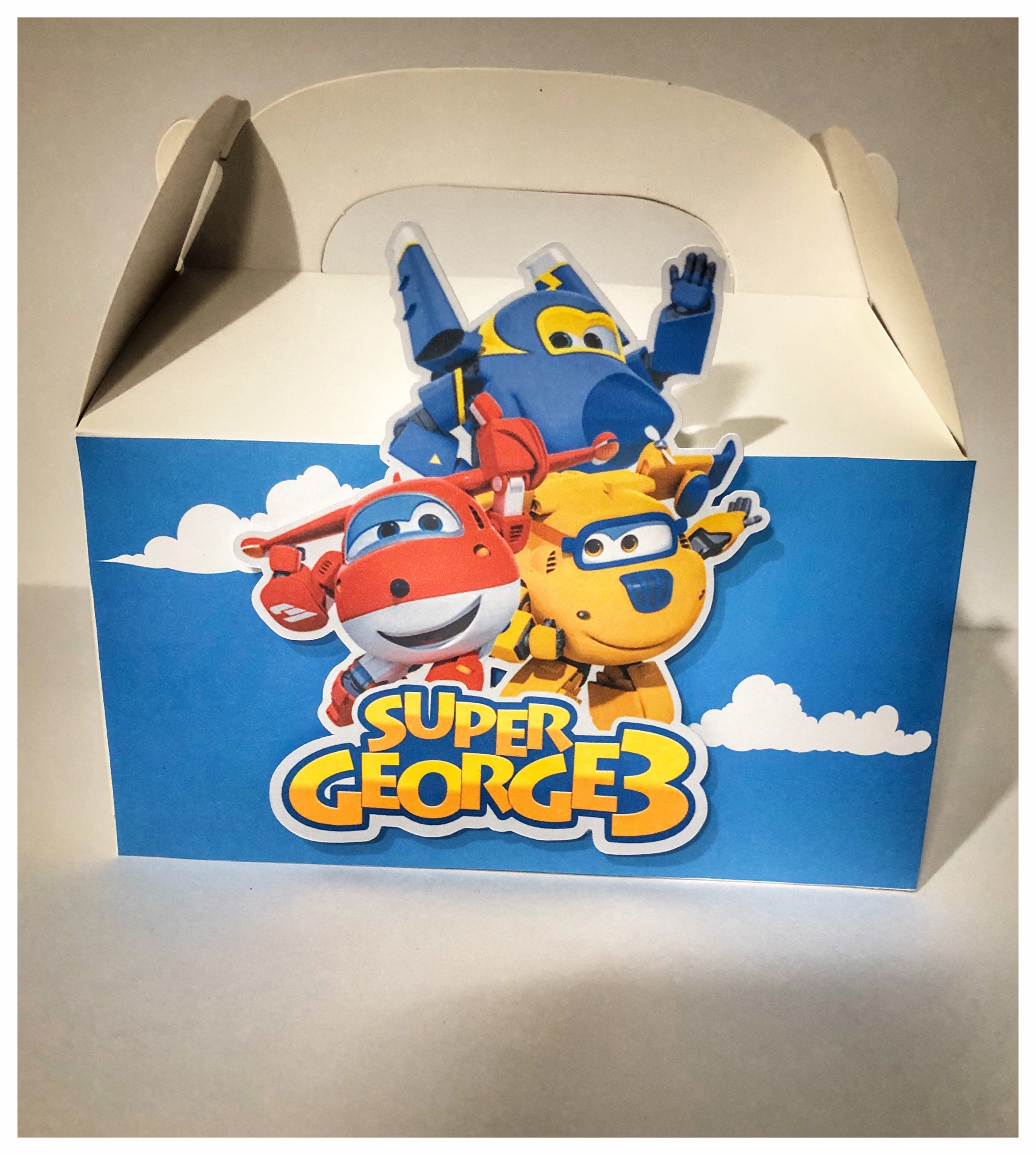 Super Wings Treat Boxes Super Wings Party Favors Super Wings Etsy