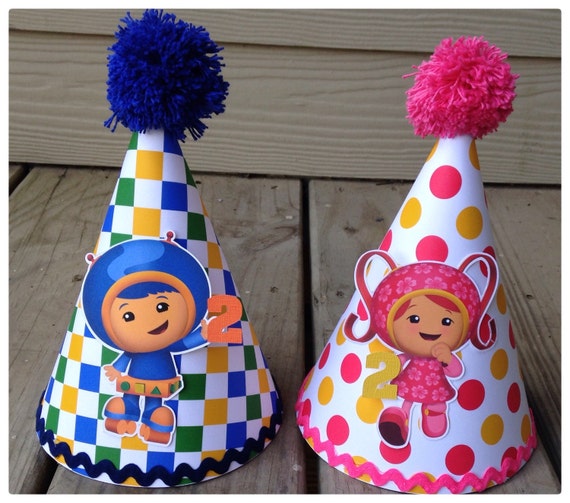 Team Umizoomi Party Hat Team Umizoomi Birthday Etsy