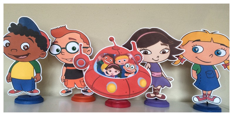 Little Einstein Inspired Birthday Party Stand Up Characters Etsy