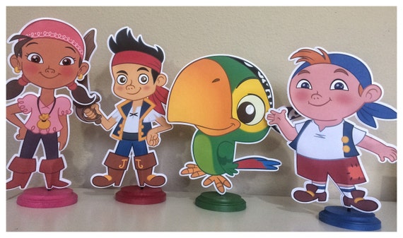 Captain Jake and the Neverland Pirate Birthday, Jake and the Neverland Pirate Centerpieces Il_570xn