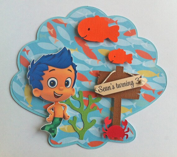 Bubble Guppies Invitations | Bubble Guppies Birthday Invitation | Bubble Guppies Birthday Invitation | Bubble Guppies Party Invitations Il_570xn