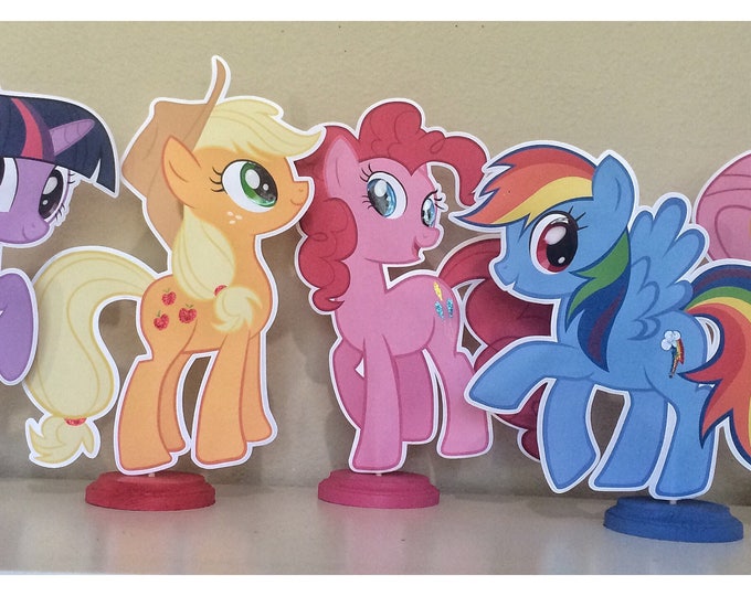 My Little Pony Centerpiece, Pony Birthday, Pony Decorations, My Little ...