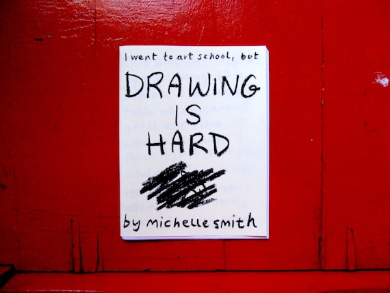 Drawing Is Hard Zine Comic Humor Animals Art School Crayon Alphabet Kids
