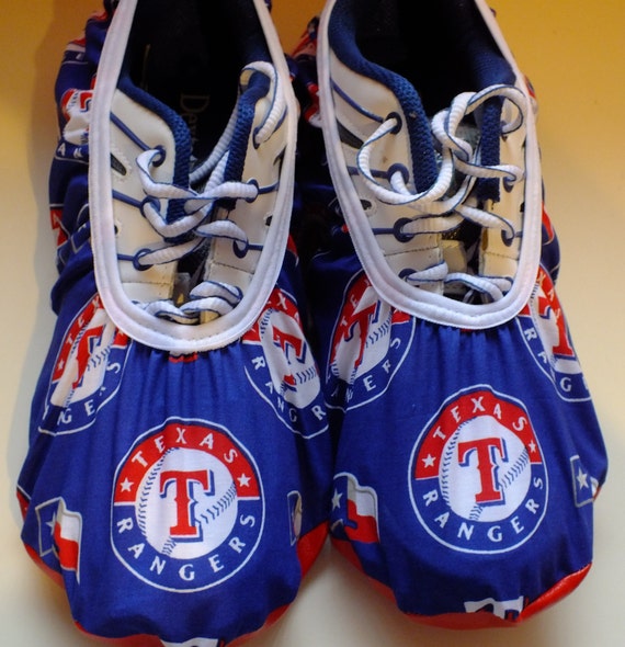 Bowling Shoe Covers one Pair Made from Texas Rangers Bowling Shoe Covers one Pair Made from Texas Rangers