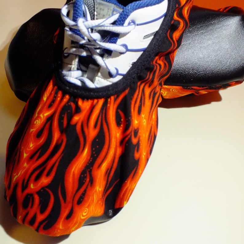 Bowling Shoe Covers one Pair Flames Unisex Must Have Etsy