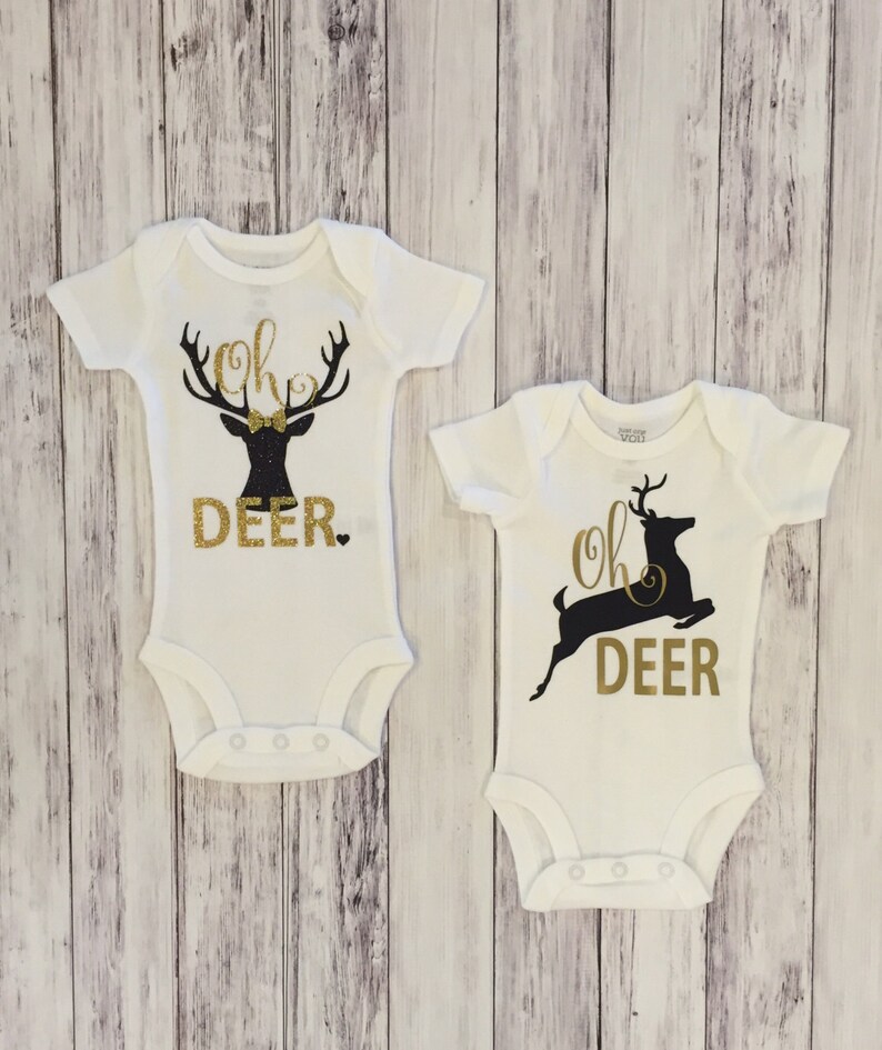 Oh Deer Oh Deer Bodysuit Deer Bodysuit Hunting Hunting Etsy
