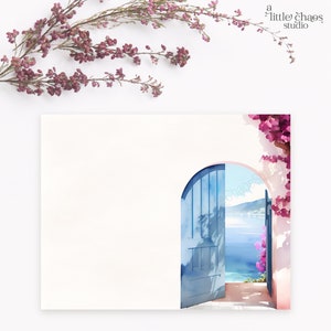 Mamma Mia Notecards / Biglietti di ringraziamento / Cancelleria / Download immediato / Stampabili / Kalokairi / ABBA / Grecia / Santorini