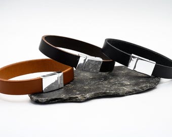 Mens Leather Bracelet | Choose your colour!