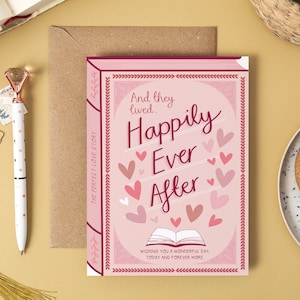 Happily Ever After - Livre de luxe pour anniversaire de fiançailles de mariage