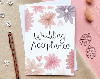 Wedding Acceptance – Luxury RSVP Greeting Card