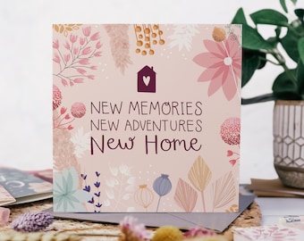 New Memories, New Adventures, New Home -  Greeting Card - Everbloom Collection