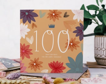 One Hundred Years Old! 100th Birthday Card