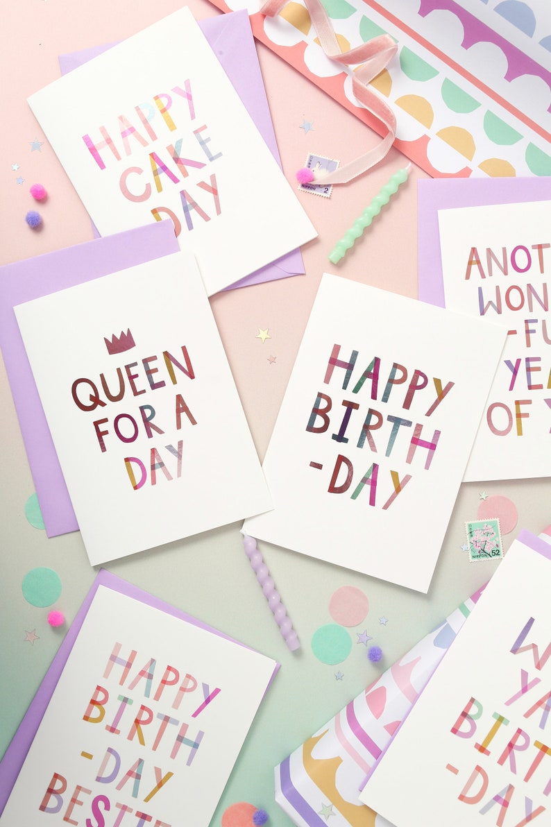 Happy Birthday Birthday Luxury Foiled Rainbow Greeting Card image 2