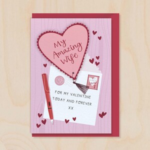 My Amazing Wife - Carte de voeux de luxe pour la Saint-Valentin