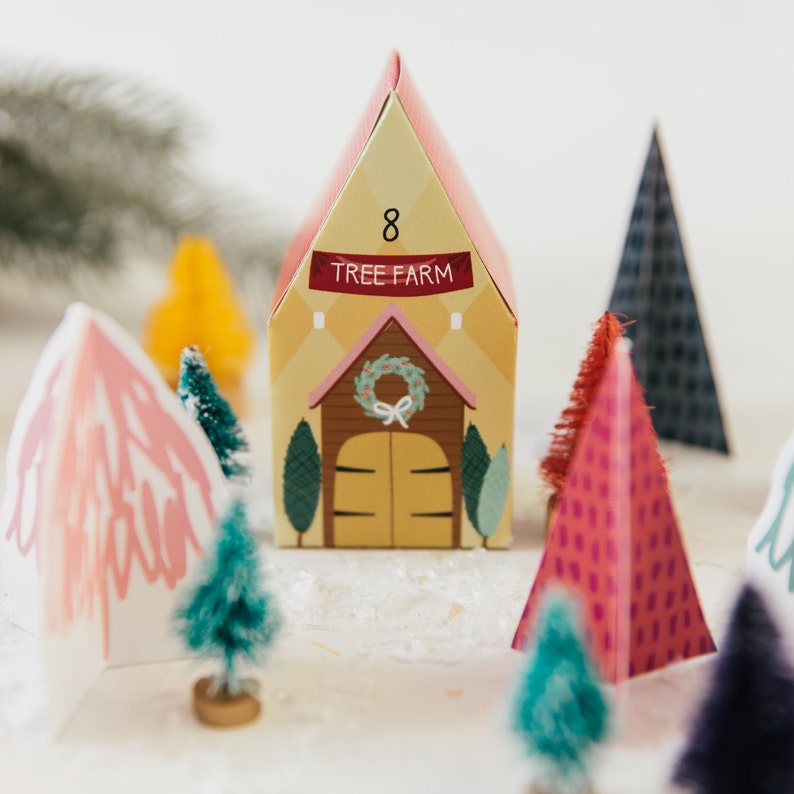 Merry & Bright Christmas Crafty Project DIY adventskalender dorp afbeelding 6