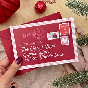 To The One I Love - Chrismas card for Partner, Husband, Wife, Boyfriend, Girlfriend
