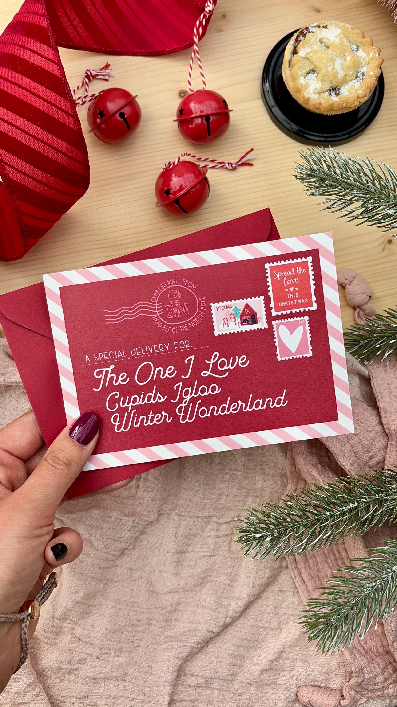 To The One I Love - Chrismas card for Partner, Husband, Wife, Boyfriend, Girlfriend