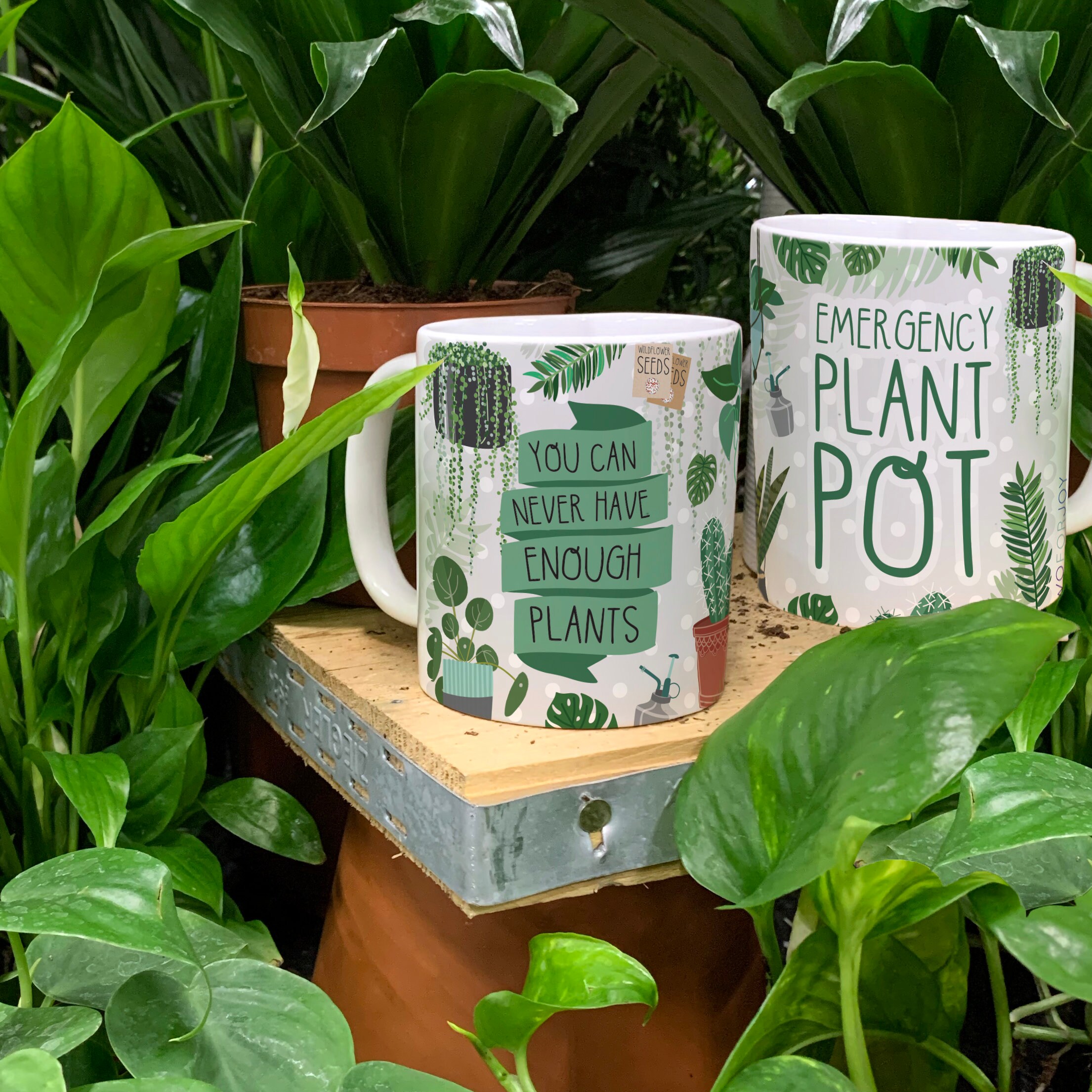 Plant Lover Mug You Can Never Have Enough Plants Emergency Etsy