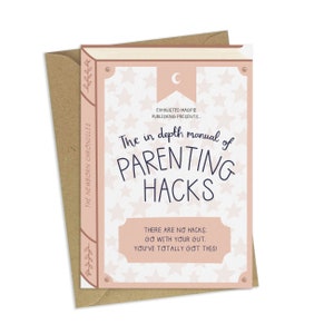 Parenting Hacks Luxury Baby Book Greeting Card image 3