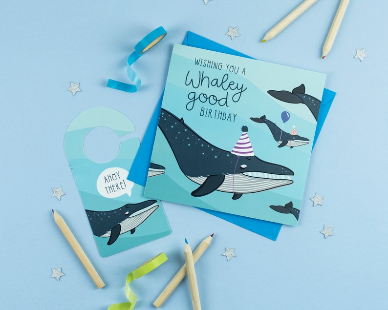 Whaley Good Birthday Card with Crafty Cut Out Activity image 1