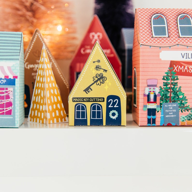 Merry & Bright Christmas Crafty Project DIY adventskalender dorp afbeelding 8