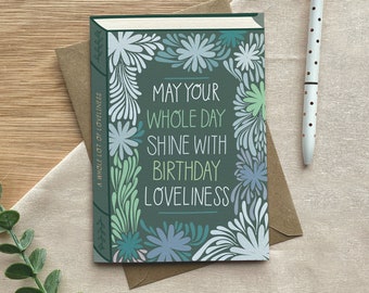 Birthday Loveliness – Luxury Book Greeting Card