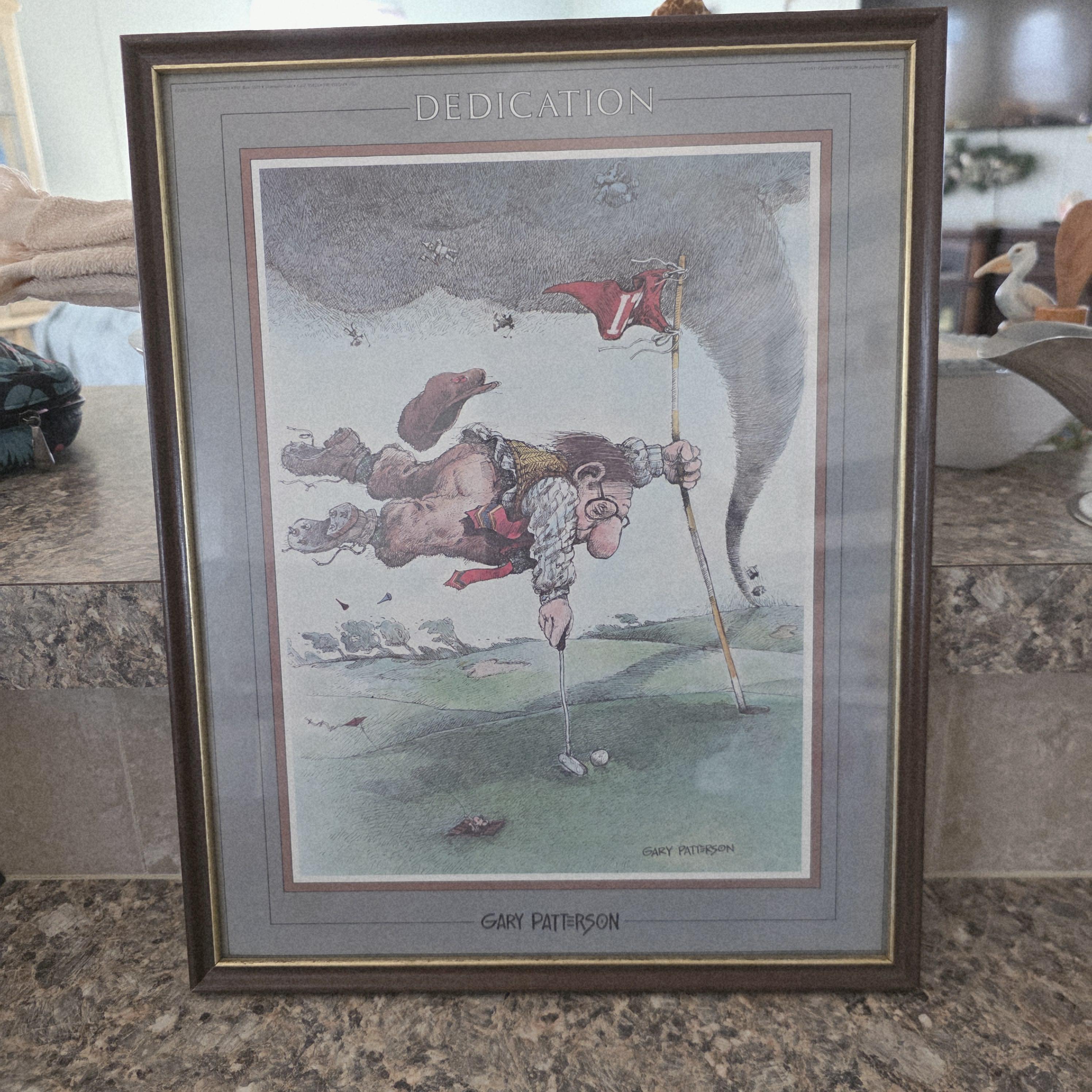 Gary Patterson Golf Framed Art - Etsy