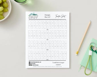 Icing Transfer Sheets: Rectangles