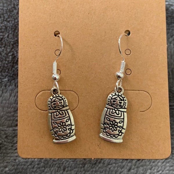 Russian doll earrings