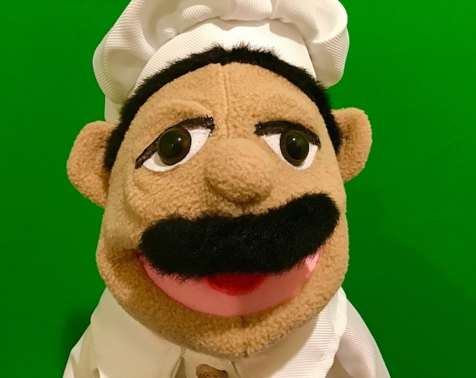 Chef Puppet tony Tortellini Made in USA NEW Etsy