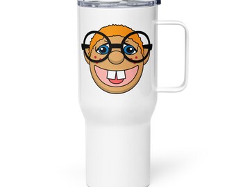 Jonatin travel mug with handle