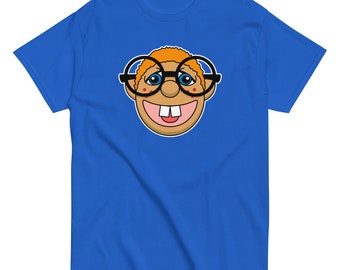 Jonatin puppet face illustration – classic t-shirt