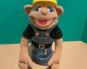 Construction worker puppet “Henry ‘Handy Hands’ Hammer” Made in USA NEW
