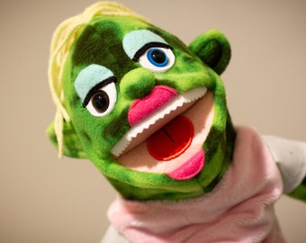Zombie Puppet “Barbara Brains” custom-made NEW