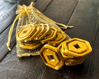 Robux Toy Coins: Video Game Party Favors, Pretend Play (Made in USA)