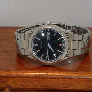 Pre-owned Vintage Mens Seiko 7N43-9070 Day & Date Dress - Etsy