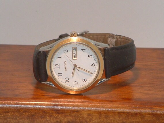 Seiko 7N43-9070 Date Analog Watch | Etsy